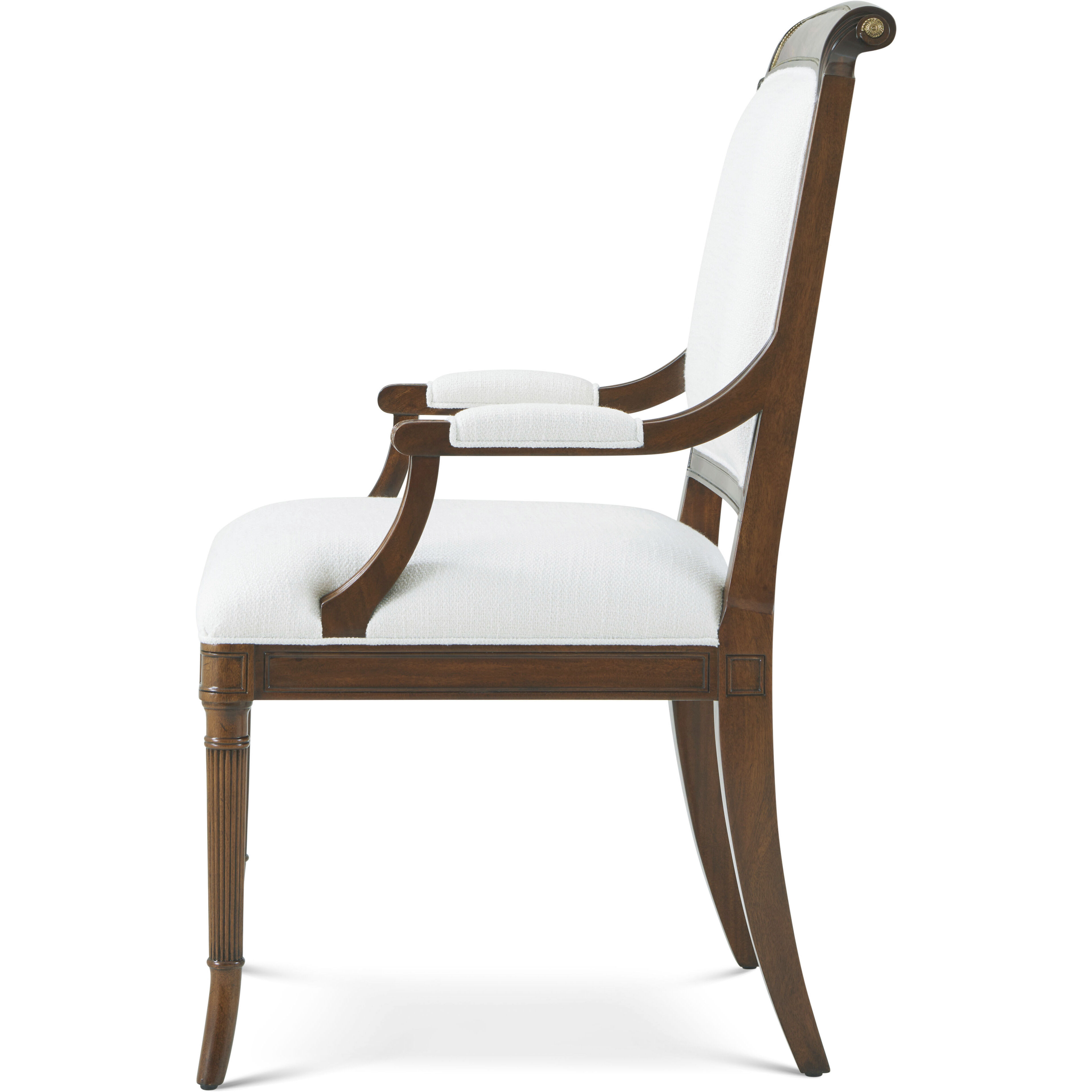 Atcombe Dining Armchair, Wooden, Upholstered, Stephen Church