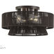 Florell 4 Light 21 inch English Bronze Semi Flush Mount Ceiling Light, Extra Large