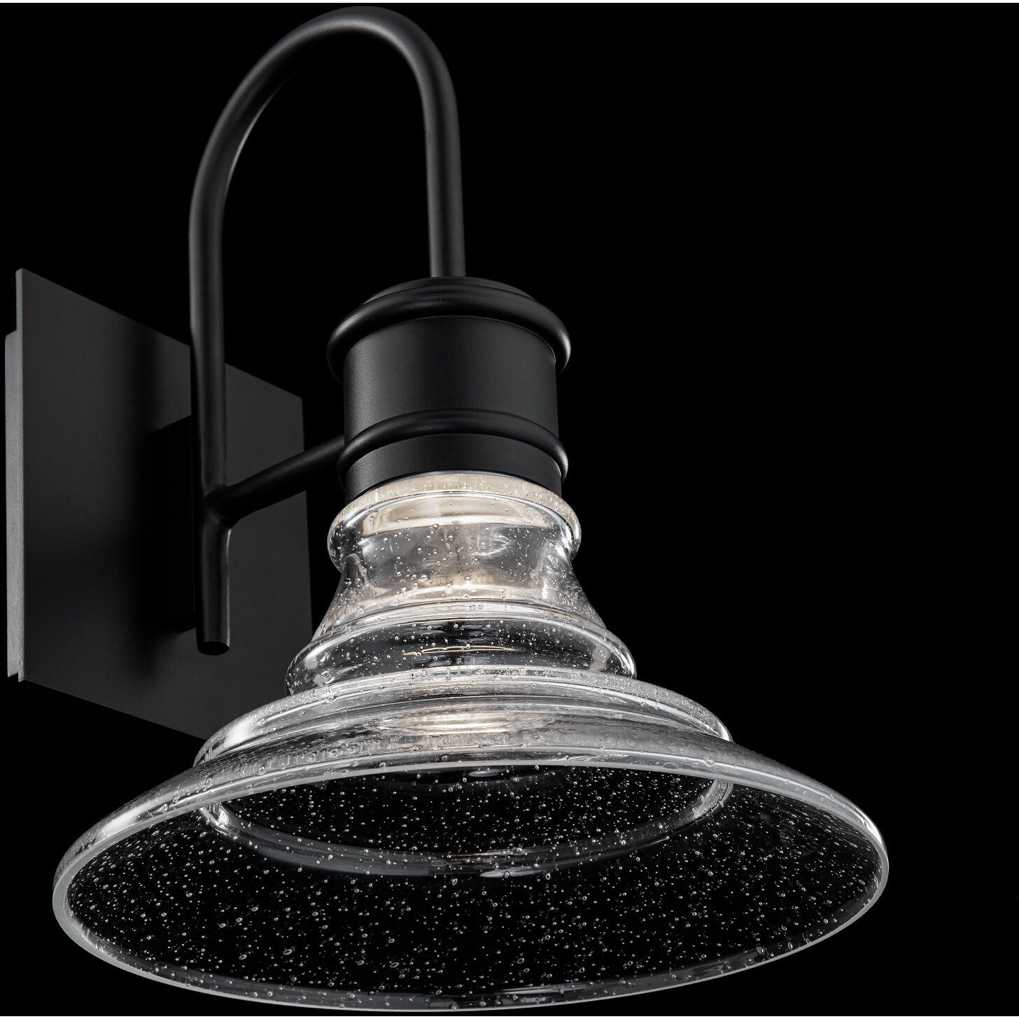 Nantucket LED 16 inch Black Outdoor Wall Light, dweLED