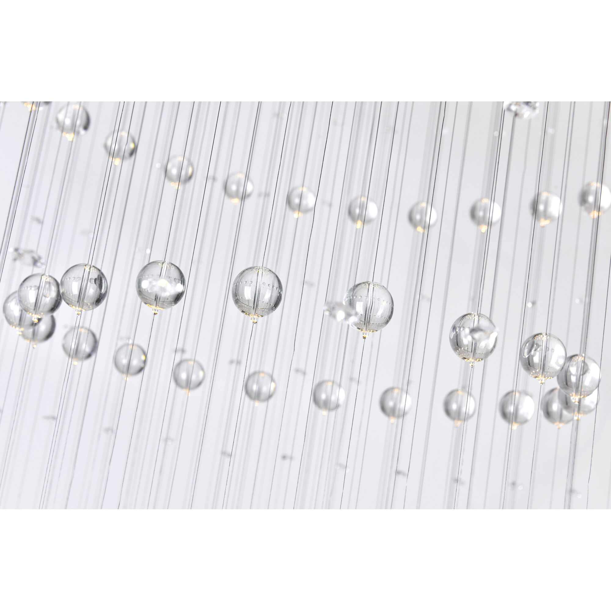 Hallway 18 Light 35 inch Chrome Flush Mount Ceiling Light