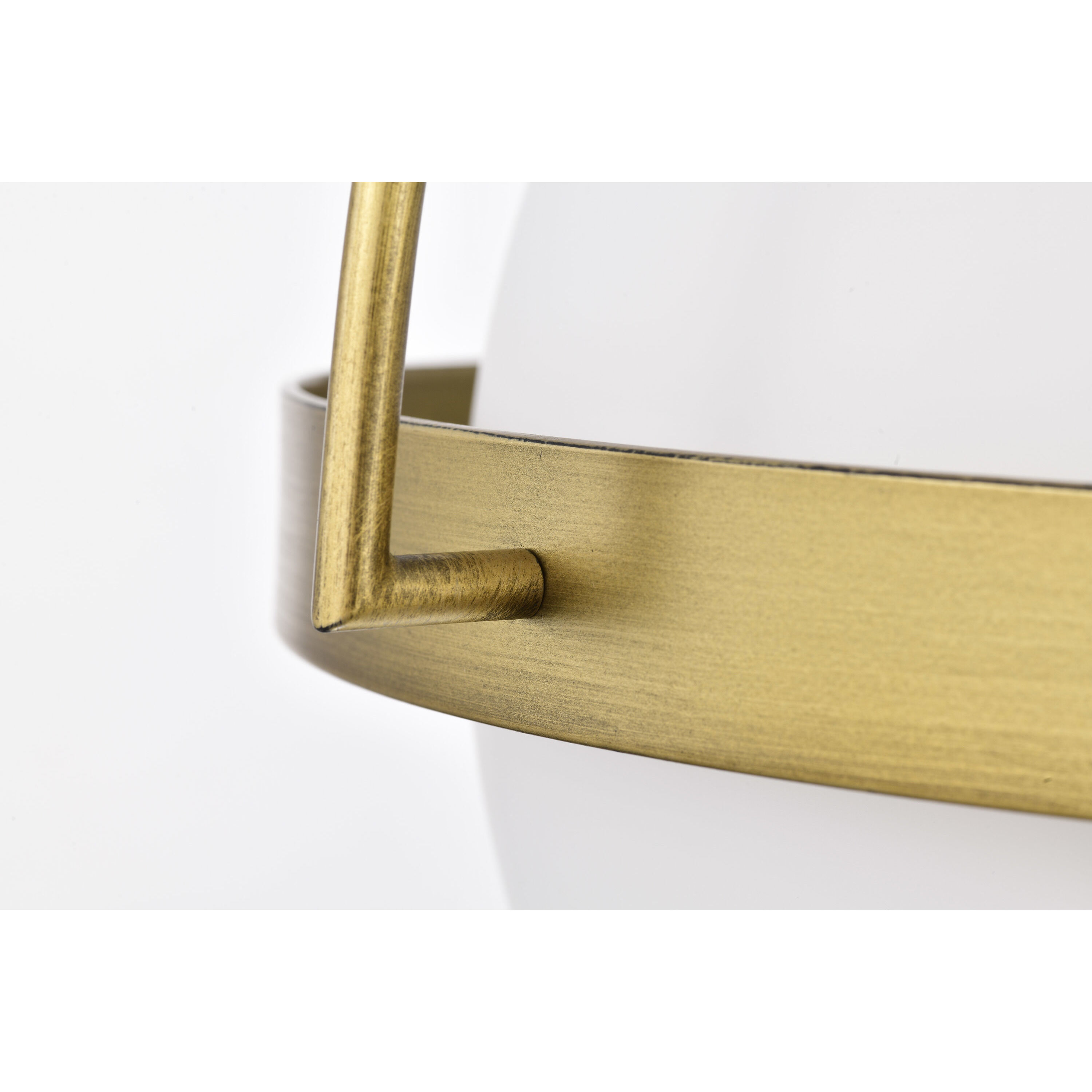 Lakeshore 1 Light 18 inch Natural Brass Flush Mount Ceiling Light