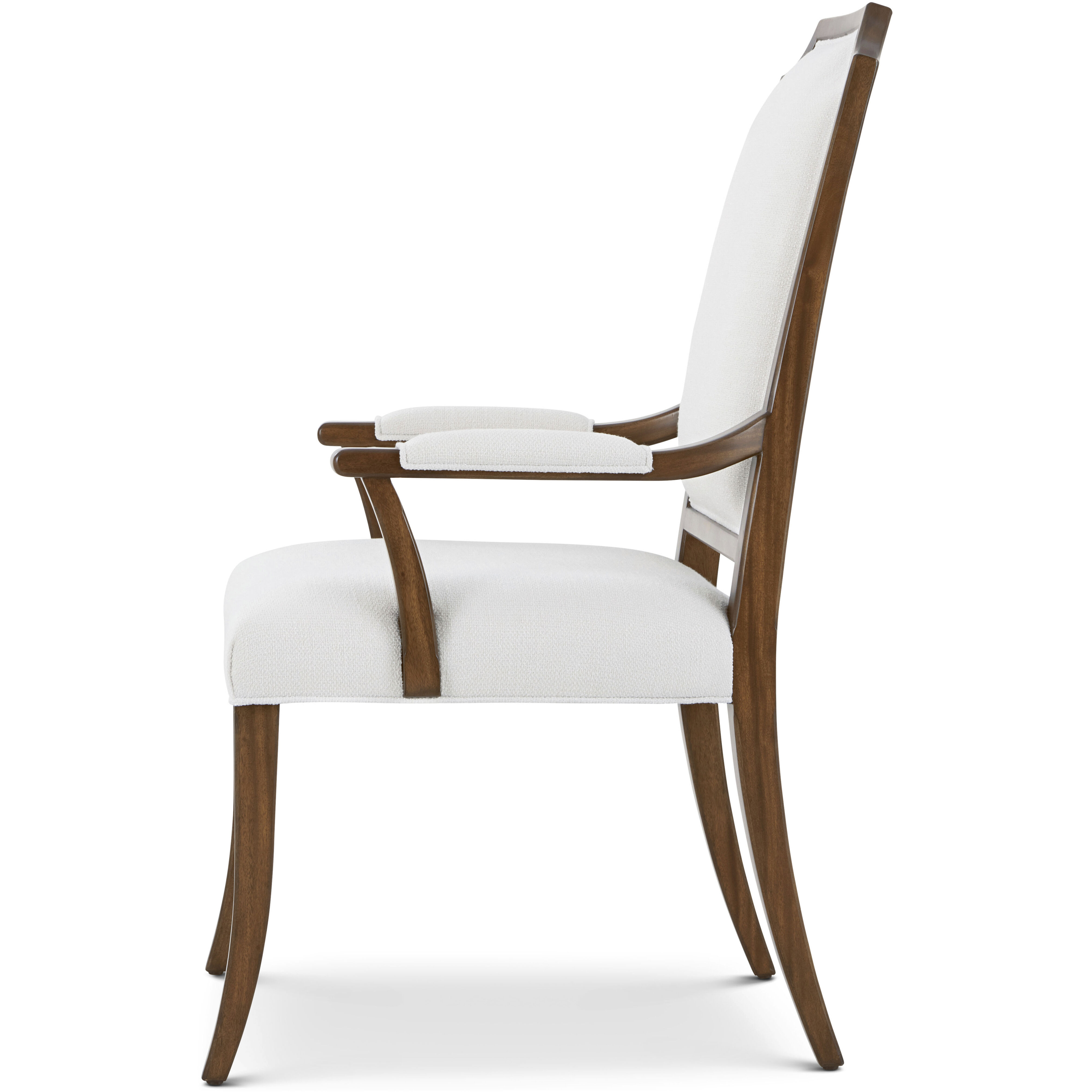 Sloane Edwardian Brown Dining Chair, Wooden, Upholstered