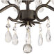 Paris Market 3 Light 13 inch English Bronze Mini Chandelier Ceiling Light in Clear Hand Cut