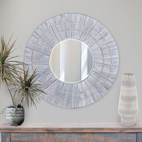 Fischer 36 X 36 inch Blue/Gray Mirror