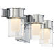 Herald Square LED 30 inch Chrome Bath Light Wall Light