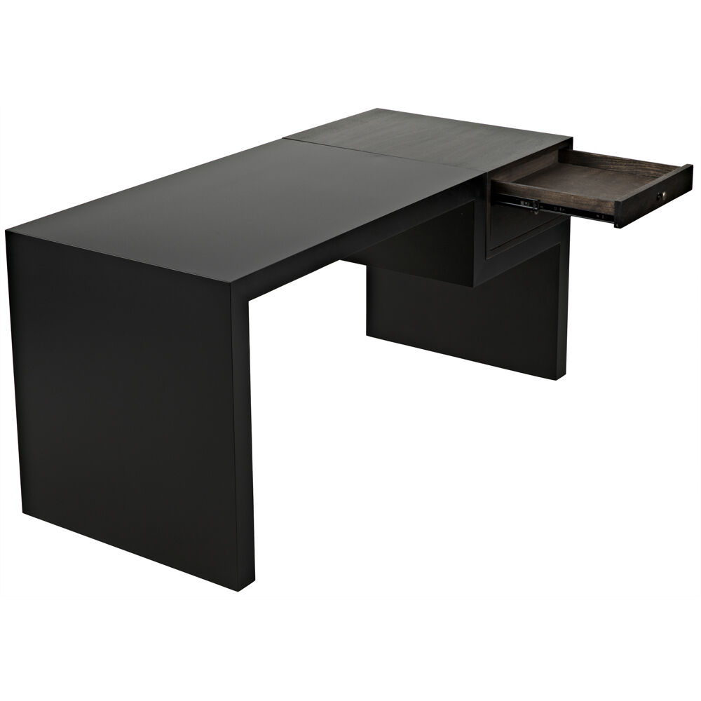 Alvaro 64 X 28 inch Matte Black Desk