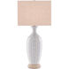 Saraband 32 inch 150 watt Sky Blue/Cream Table Lamp Portable Light