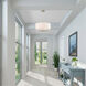 Meridian 4 Light 18 inch Brushed Nickel Pendant Chandelier Ceiling Light 