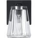 Valentin 1 Light 6 inch Matte Black Vanity Light Wall Light