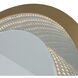 Starfall 39 X 39 inch Brushed Brass Vanishing Wall Mirror