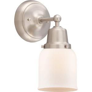 Innovations Lighting Aditi Small Bell 1 Light 5 inch Brushed Satin Nickel Sconce Wall Light, Aditi