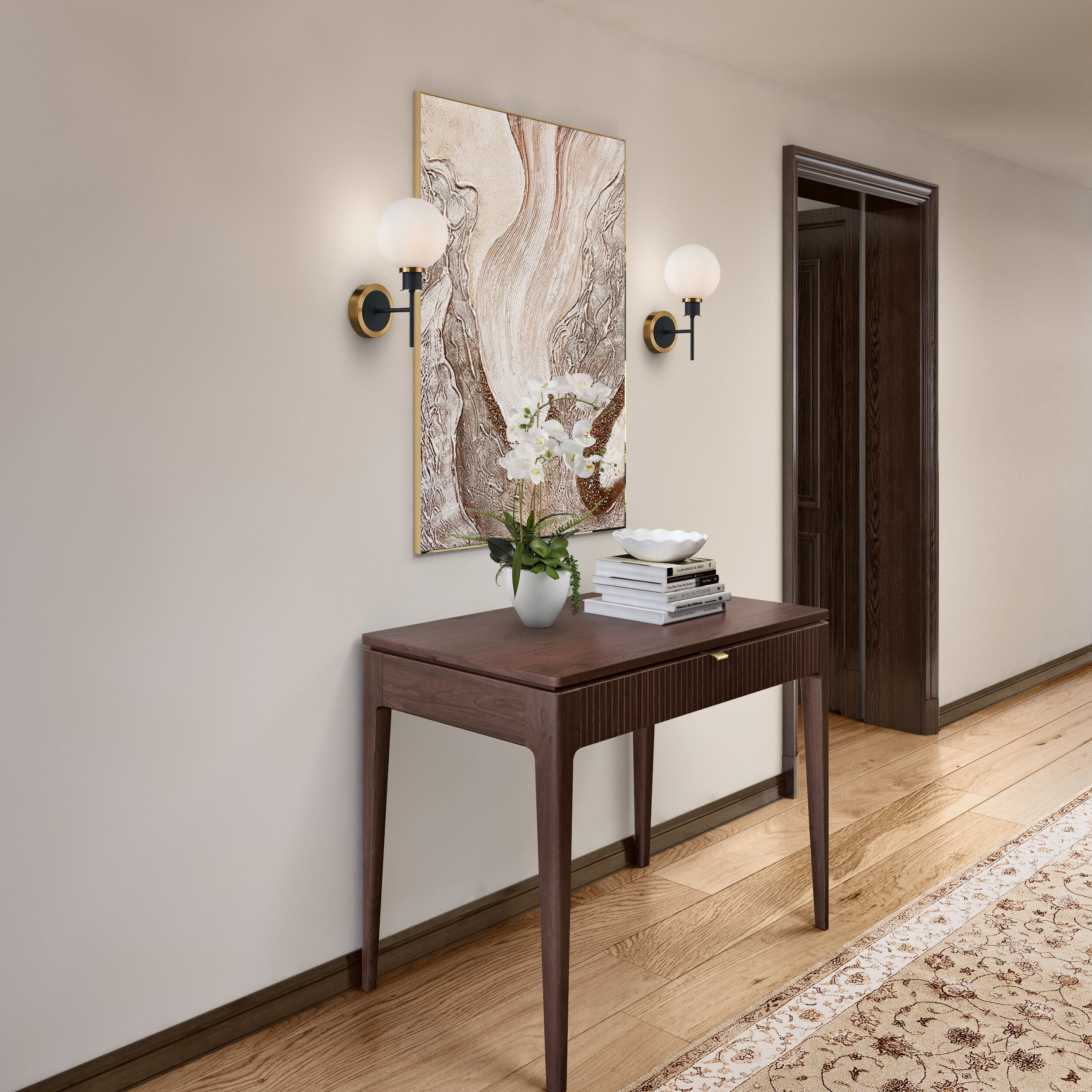 Gem Wall Sconce Wall Light in White