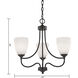 Arlington 3 Light 22 inch Oil Rubbed Bronze Chandelier Ceiling Light