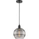Edison Rochester 1 Light 10 inch Matte Black Cord Hung Mini Pendant Ceiling Light