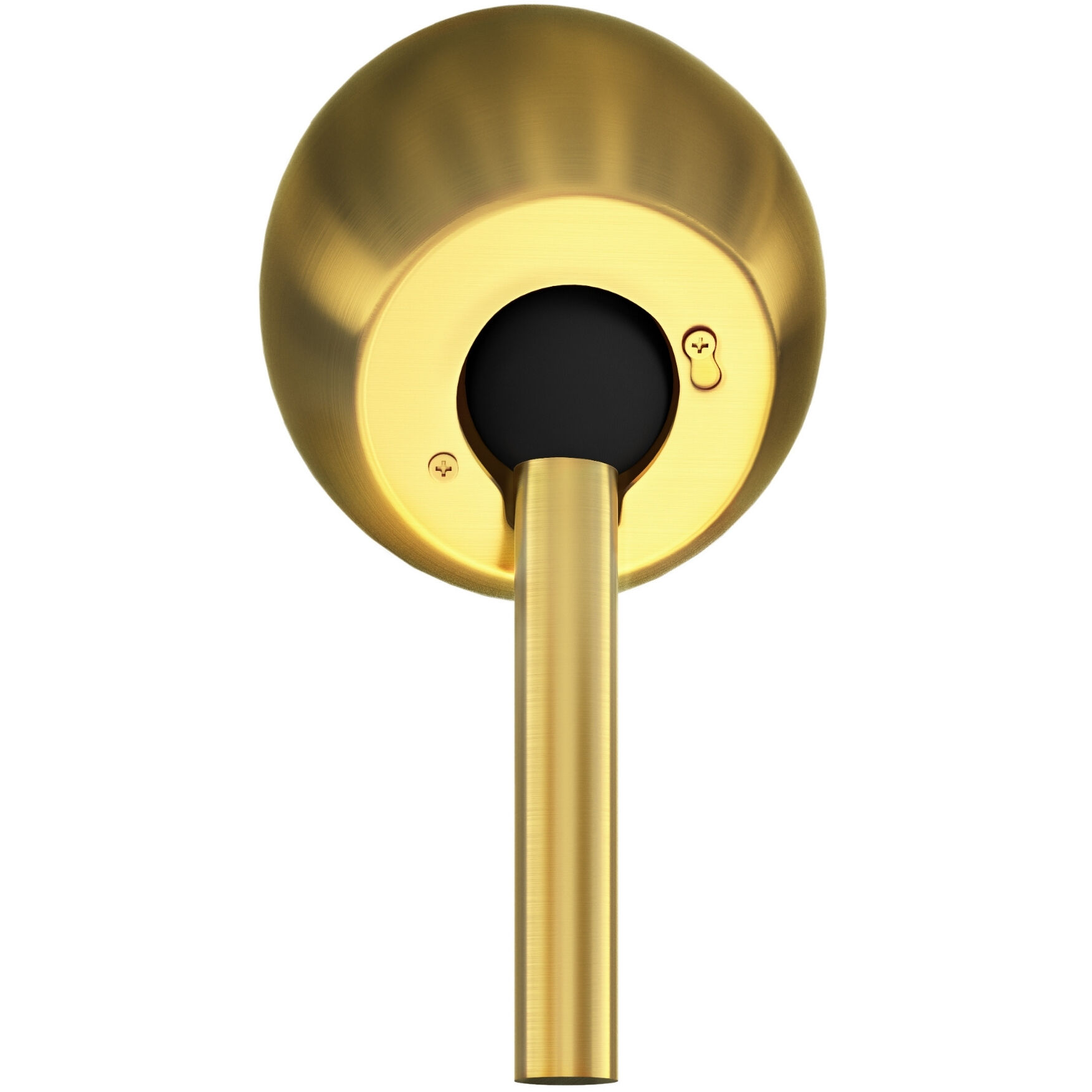 Matthews-Gerbar Brushed Brass Fan Canopy, Slant Ceiling Mount