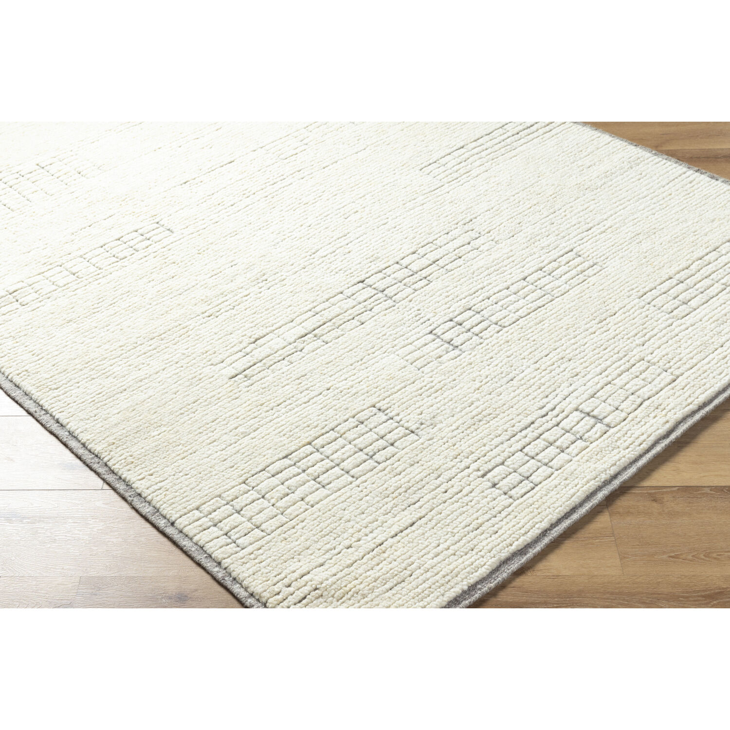 Davey 168 X 120 inch Light Beige Handmade Rug in 10 x 14