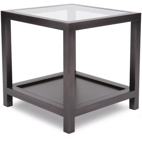Dumas 23.75 X 22 inch Nickel Side Table