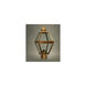 Boston 1 Light 20 inch Dark Antique Brass Post Lantern in Seedy Marine Glass, Chimney, Medium