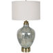 Celest 33 inch 150 watt Translucent Table Lamp Portable Light, with Nightlight