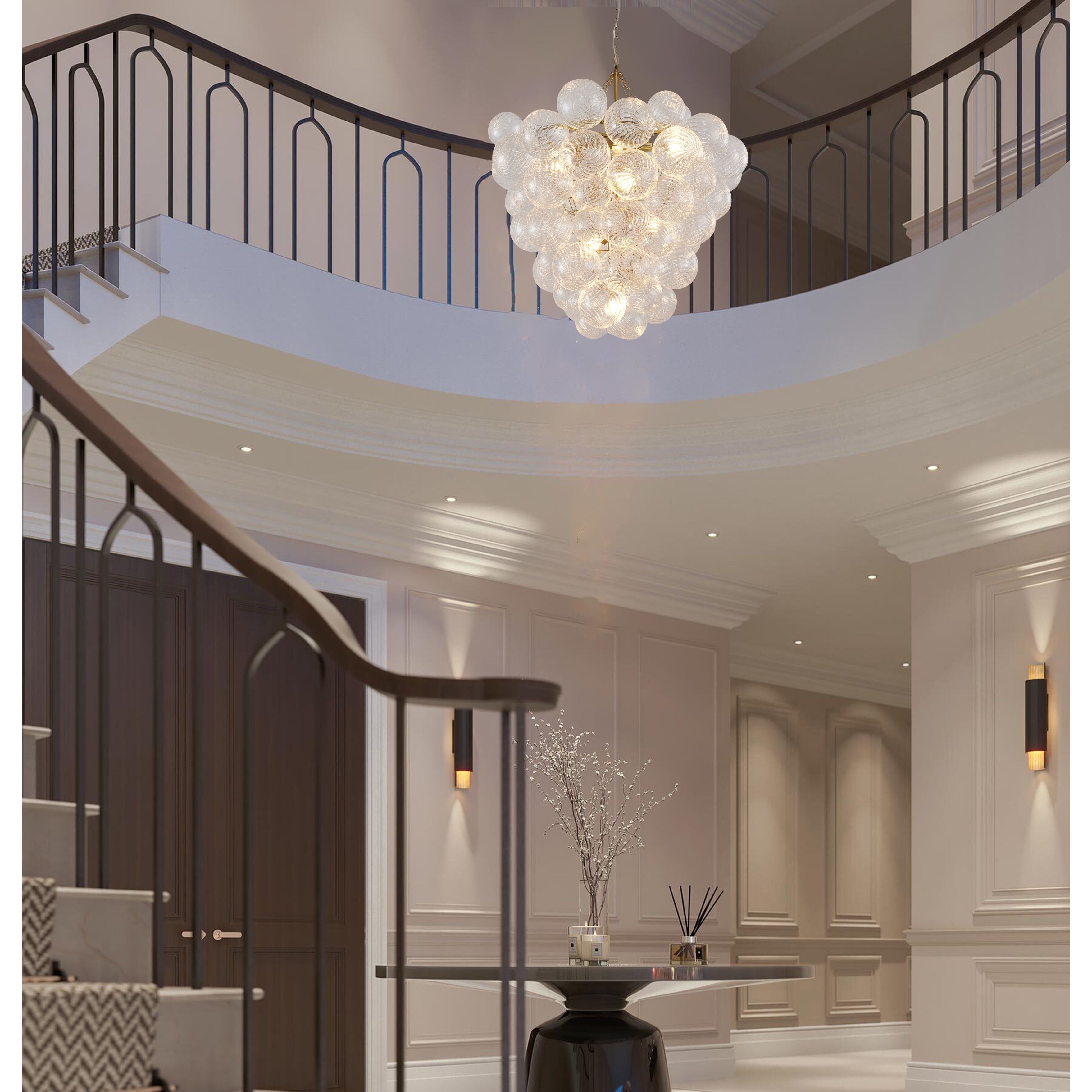 Canada LED 32 inch Brass Chandelier Ceiling Light