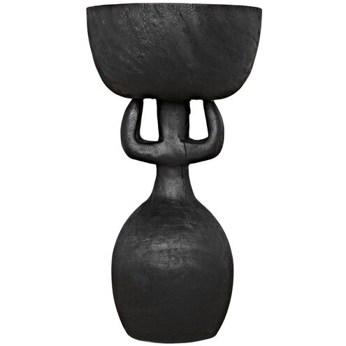 Achebe 26 X 14 inch Burnt Black Side Table