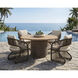 Toulon Stinson Cream Outdoor Dining Chair