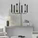 Kelly by Kelly Wearstler Carson LED 36.13 inch Midnight Black Chandelier Ceiling Light