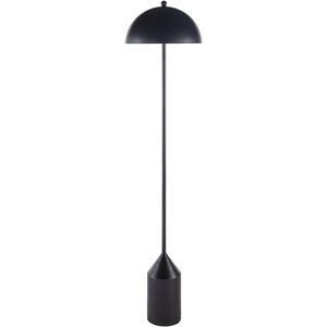 Elder 59 inch 150 watt Black Accent Floor Lamp Portable Light