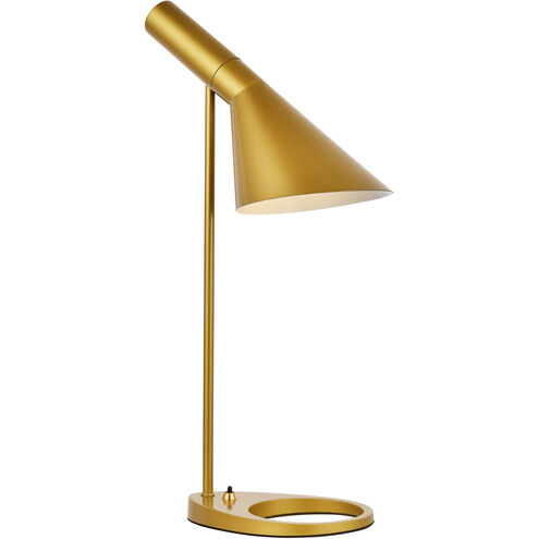 Juniper 20.3 inch 40 watt Brass Table Lamp Portable Light
