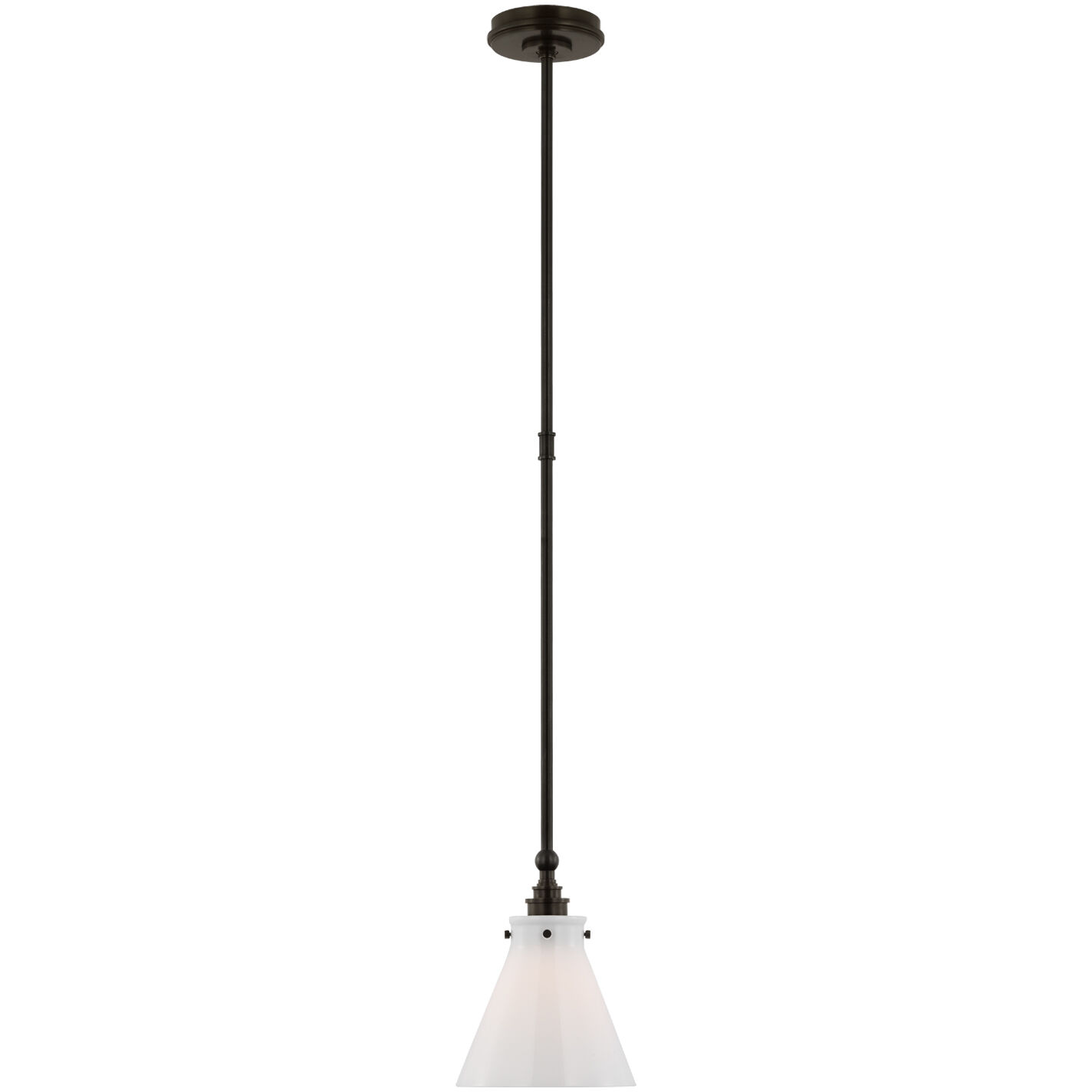 Chapman & Myers Parkington LED 7.25 inch Bronze Pendant Ceiling Light