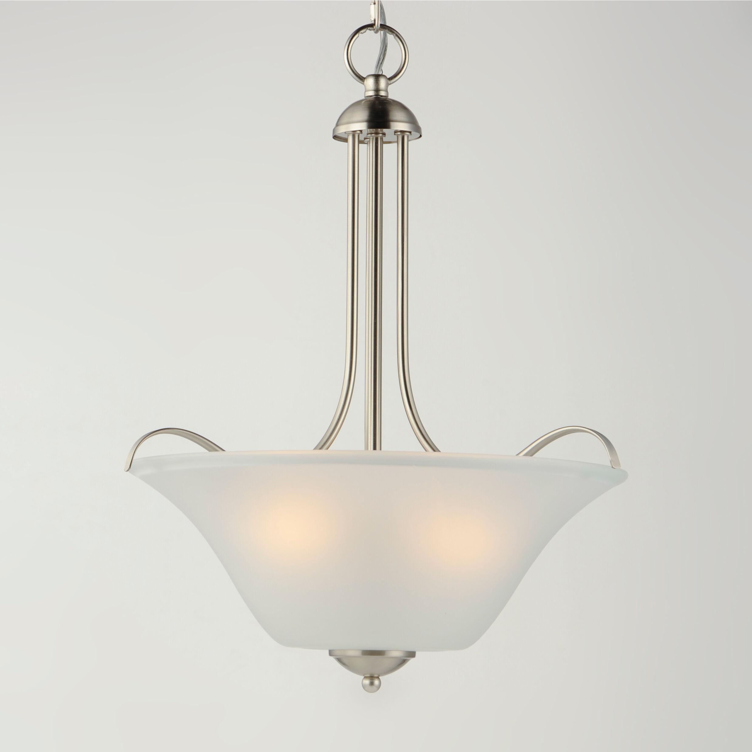 Vital 3 Light 17 inch Satin Nickel Multi-Light Pendant Ceiling Light