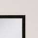 Mirror Collection 33 X 27 inch Black Wall Mirror