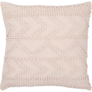 Merdo 20 inch Pale Pink Pillow Kit in 20 x 20, Square