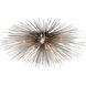 Kelly Wearstler Strada 10 Light 28 inch Burnished Silver Leaf Flush Mount Ceiling Light, Medium