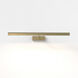 Renoir 0 watt 26.77 inch Matte Brushed Brass Interior Picture Light Wall Light