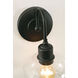 Laney 1 Light 6.6 inch Black Sconce Wall Light