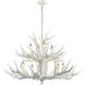 Big Sky 12 Light 39 inch White Chandelier Ceiling Light