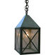 Nottingham 1 Light 6 inch Mission Brown Pendant Ceiling Light in Almond Mica