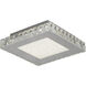 Canada LED 13 inch Chrome Flush Mount Ceiling Light