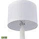 Calvin 32.5 inch 9.00 watt Plaster White Table Lamp Portable Light