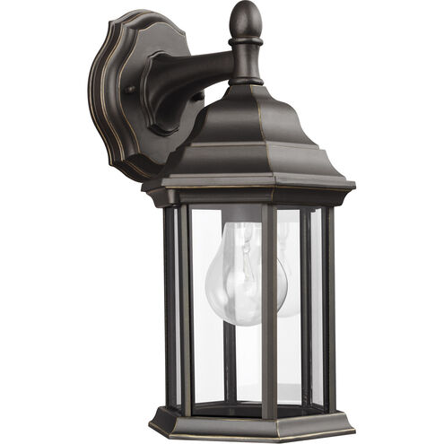 Sevier 1 Light 12.5 inch Antique Bronze Outdoor Wall Lantern, Small
