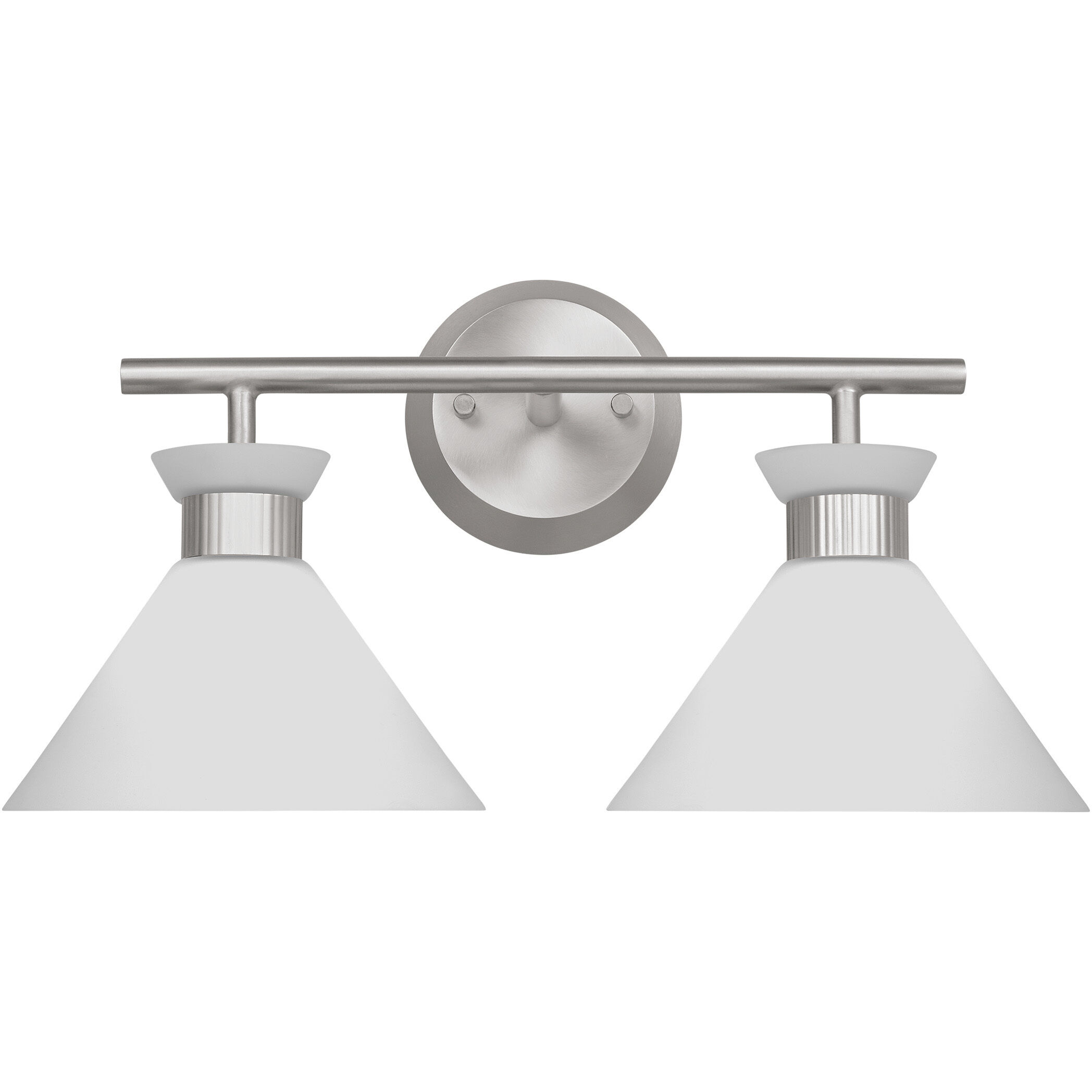 Drew & Jonathan Belcarra 2 Light 17.25 inch Brushed Steel Wall Bath Fixture Wall Light