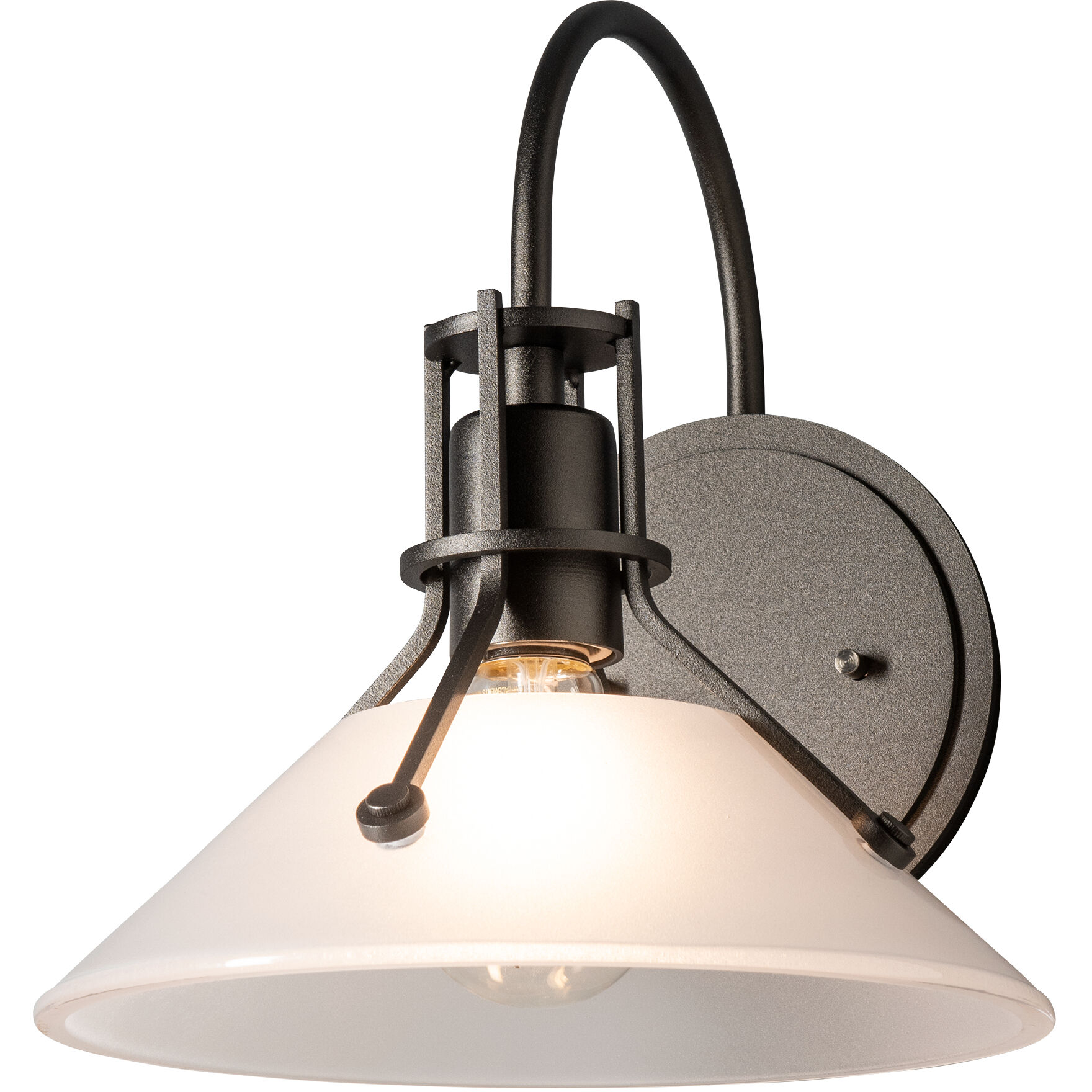 Henry Wall Sconce Wall Light in Oil Rubbed Bronze, Frosted