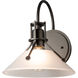 Henry Wall Sconce Wall Light in Oil Rubbed Bronze, Frosted