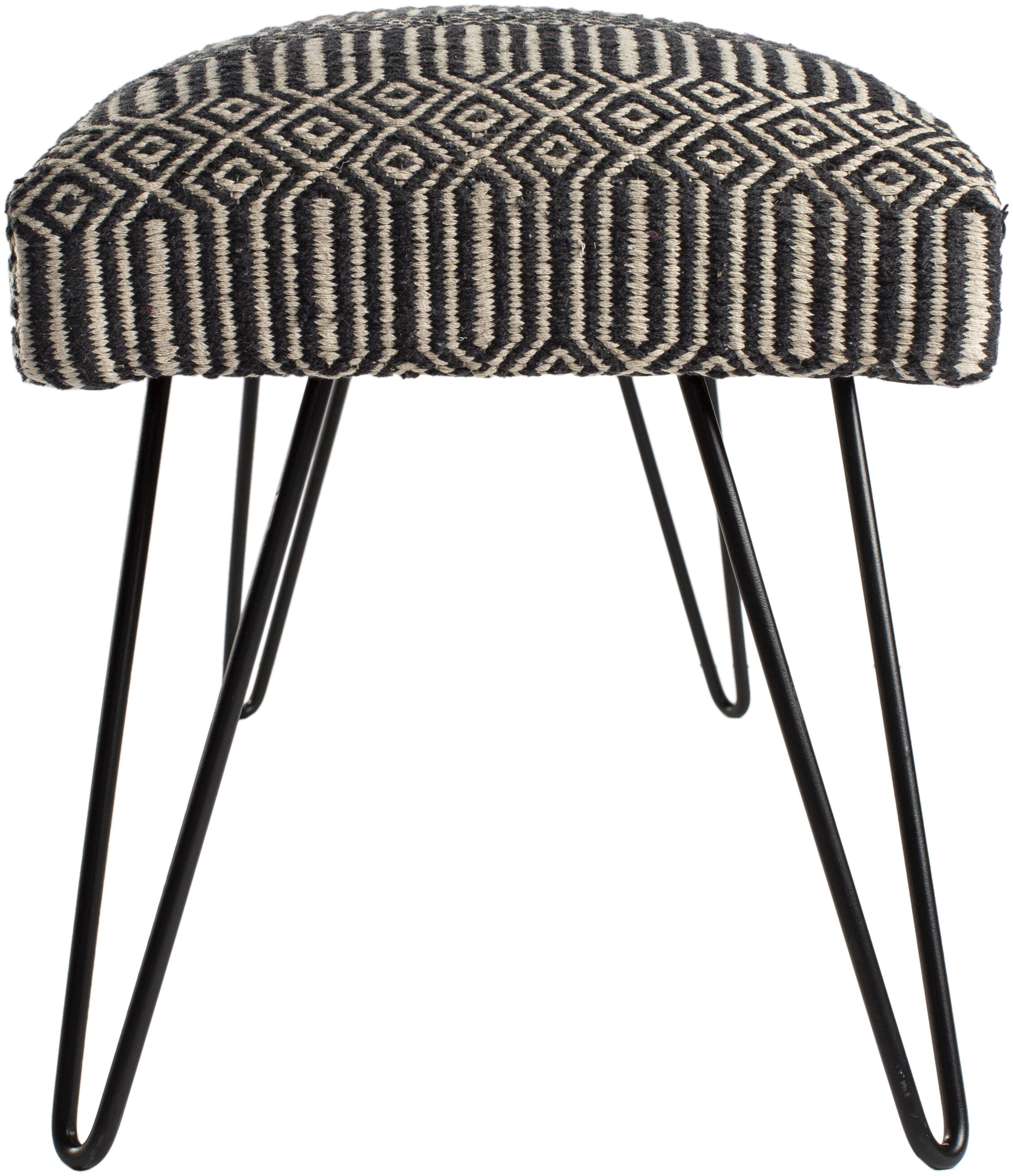 Nakia Ivory Upholstered Bench