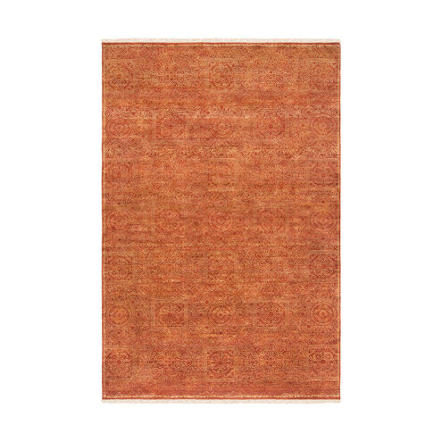 Empress 36 X 24 inch Orange and Brown Area Rug, Wool