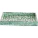 Anita Green Tray, Rectangular