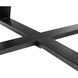 Anita 39.4 X 39.4 inch Black Coffee Table