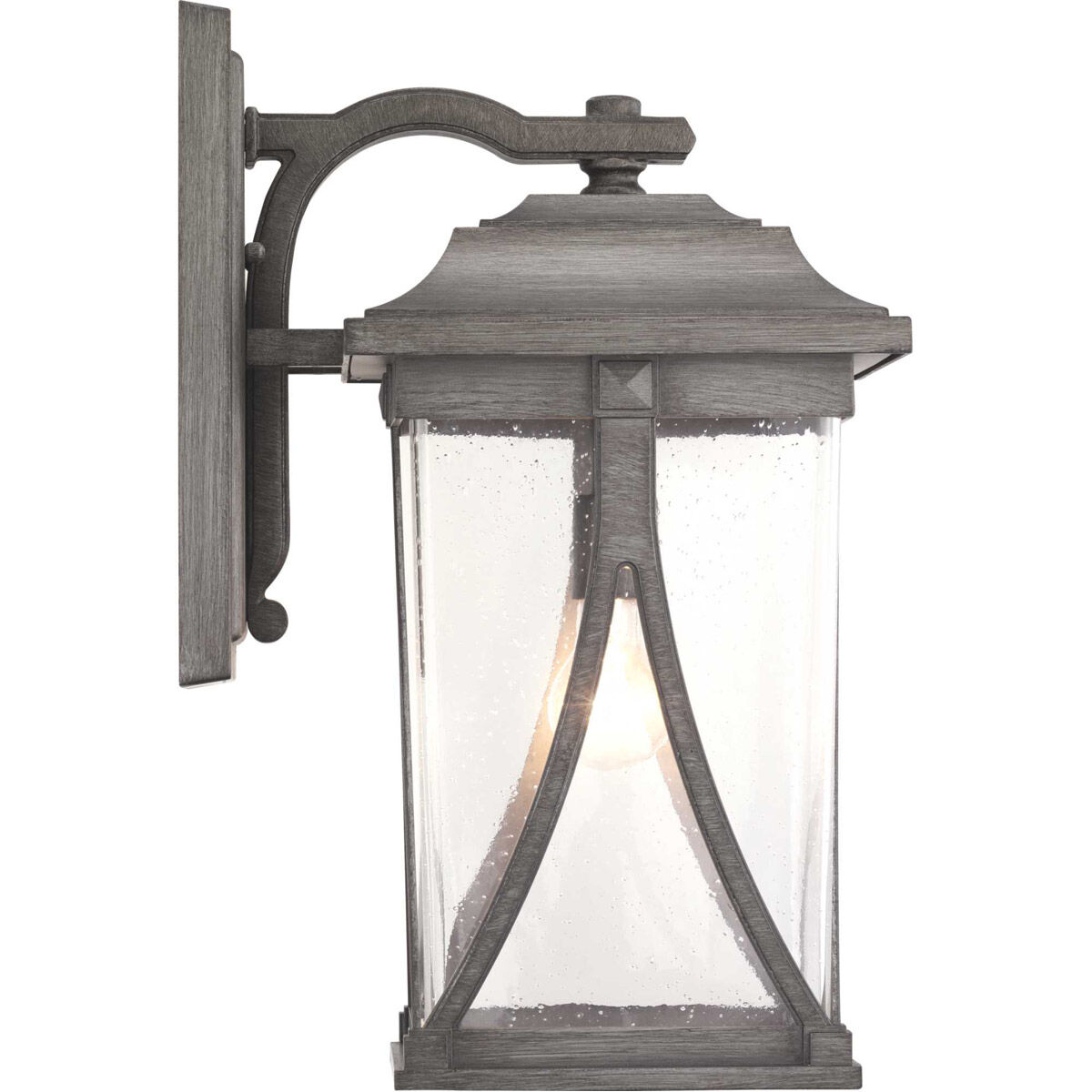 Abbott 1 Light 20 inch Antique Pewter Outdoor Wall Lantern, Large