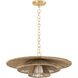 Levan 1 Light 24 inch Vintage Gold Leaf Pendant Ceiling Light